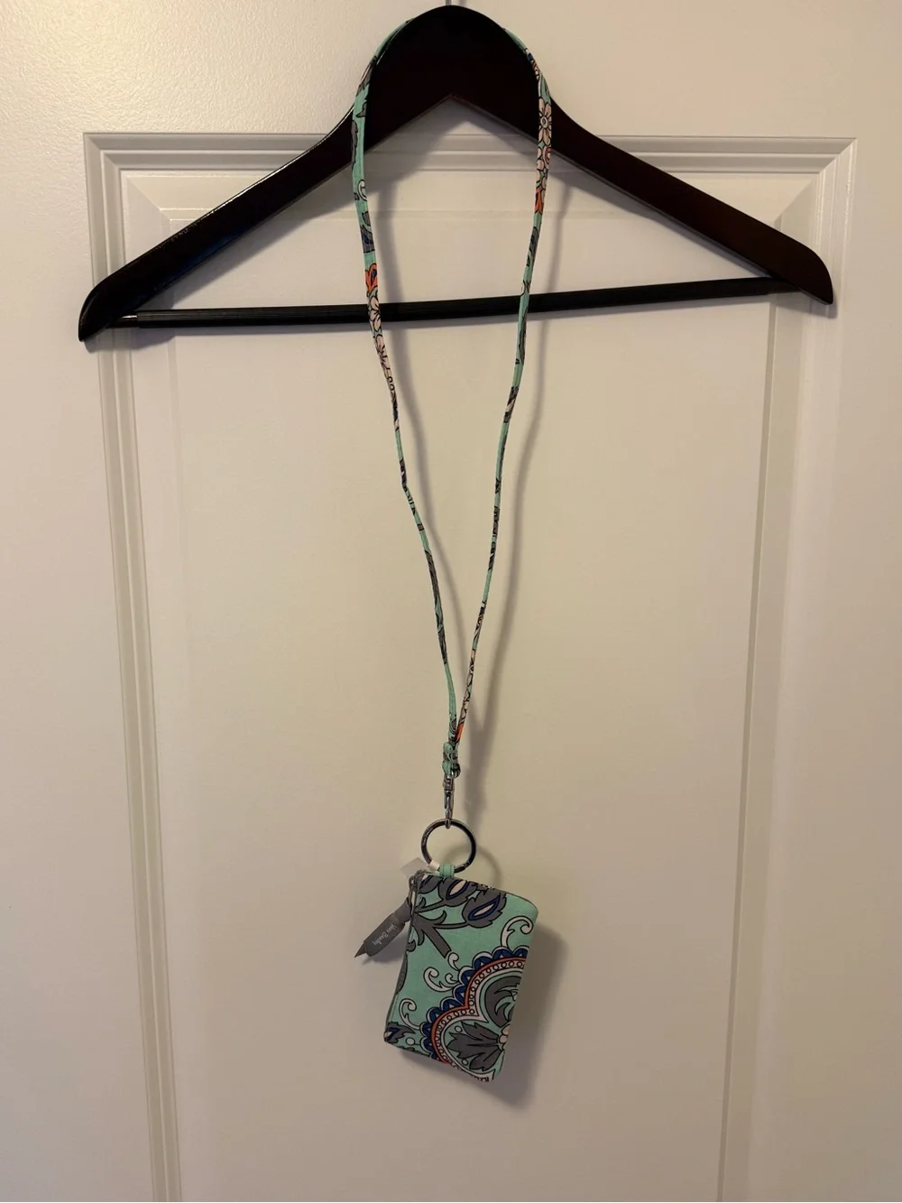 Vera Bradley Lanyard/Card Wallet in “Fan Flowers” Pattern (Now Retired) - *NWT*